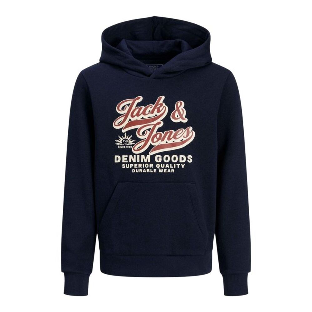 Jack And Jones Boys Brushed Regular Hoodie / Sky Captain